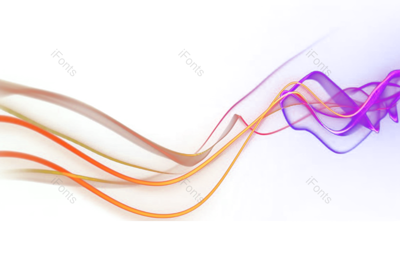 霓虹灯图片,光效果元素,抽象PNG,紫色免抠素材